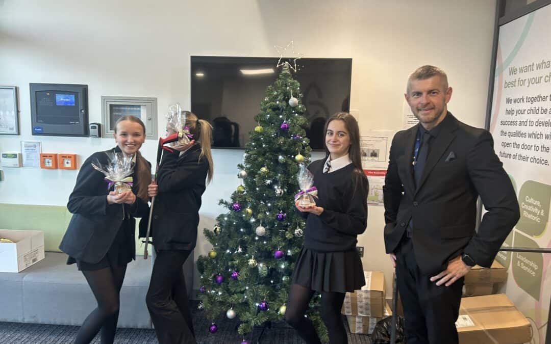 Ryecroft students shine as community champions during the season of goodwill!