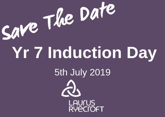 Induction Day information for our new Year 7 families