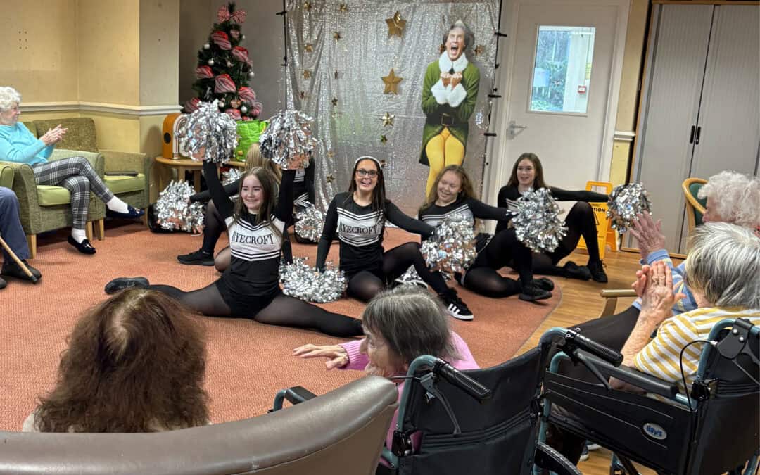 Students Spread Festive Cheer at Daisy Nook House Care Home