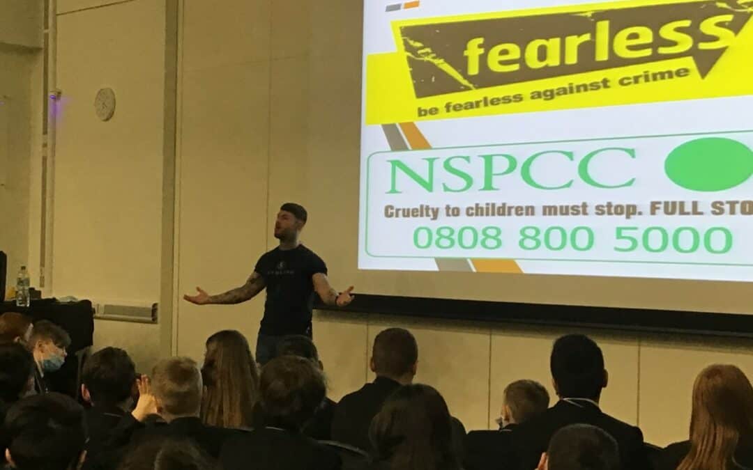 Campaigner delivers anti-knife crime assemblies