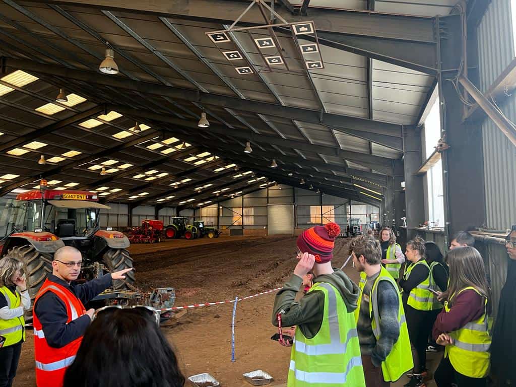Laurus Ryecroft students met peers from five secondary schools and toured farming facilities