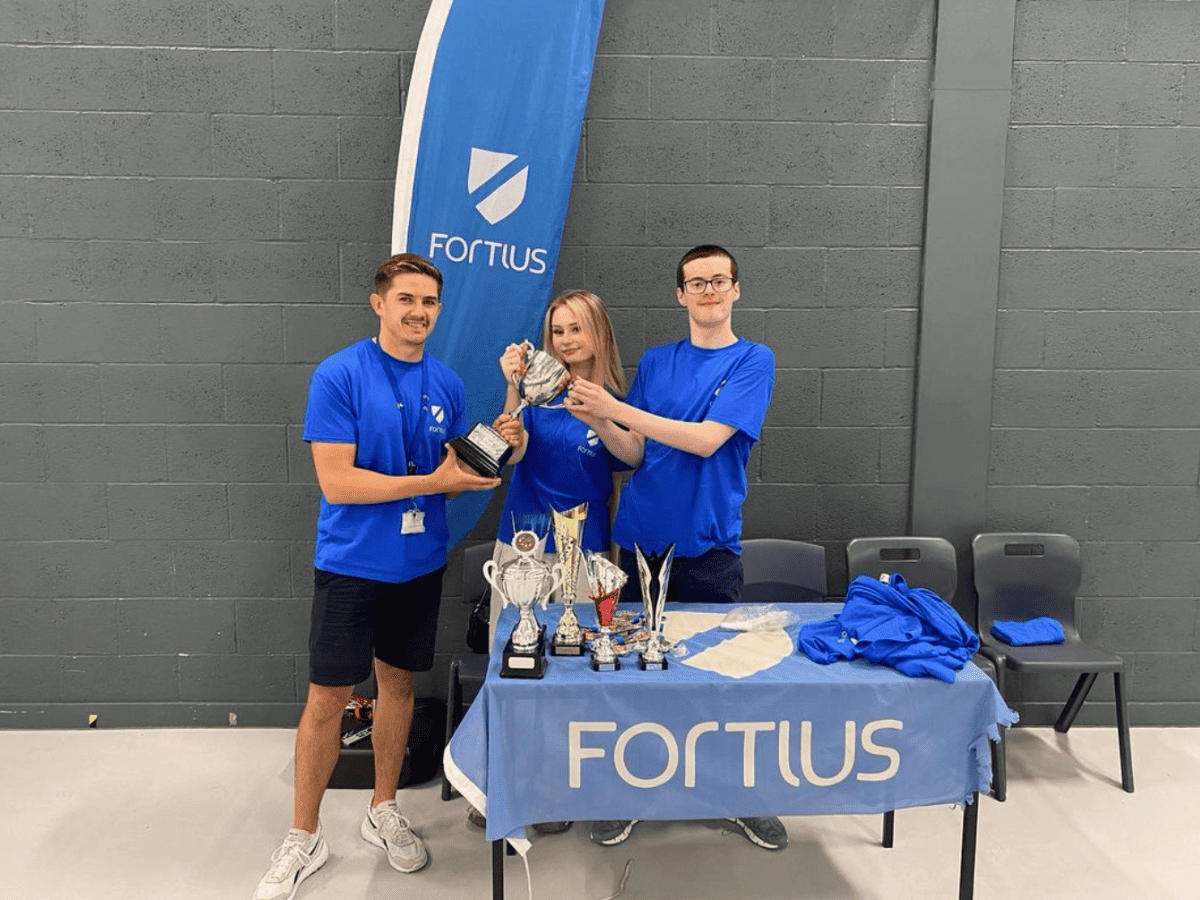 Fortius won the Laurus Ryecroft House Cup competition and hold the trophy!