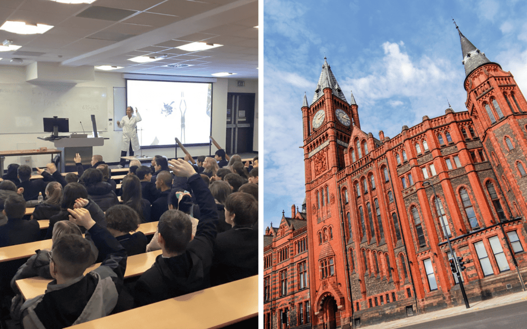 Year 10 students from Laurus Ryecroft visit the University of Liverpool