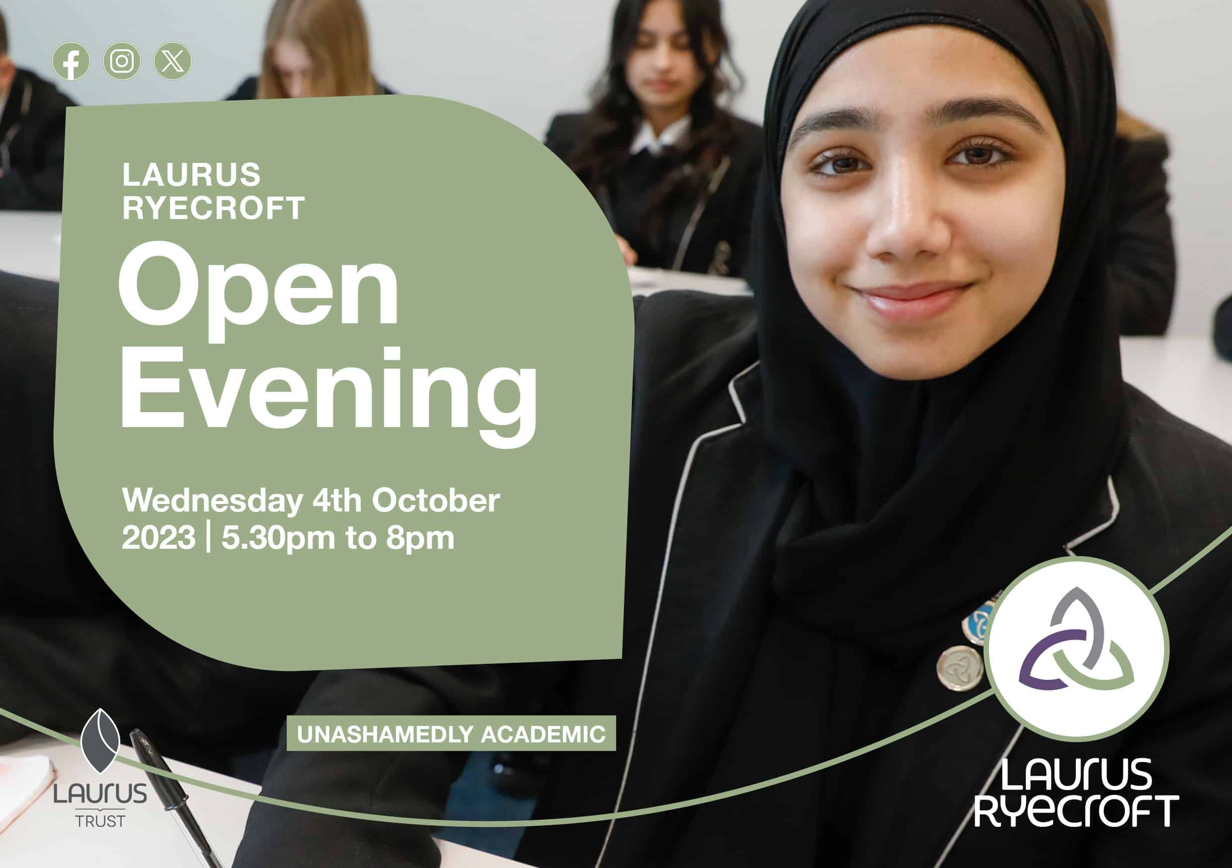 Laurus Ryecroft Open Evening 2023 Laurus Ryecroft